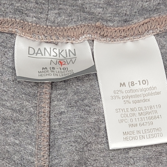 danskin yoga pants size chart